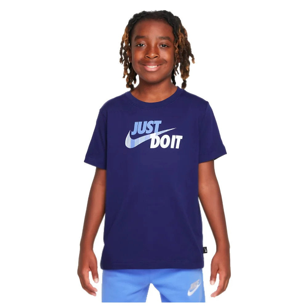 2024-2025 Tottenham Hotspur Just Do It T-Shirt (Navy) - Kids (Solanke 19)_3