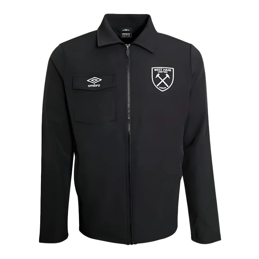 2024-2025 West Ham Presentation Jacket (Black) - Kids_0