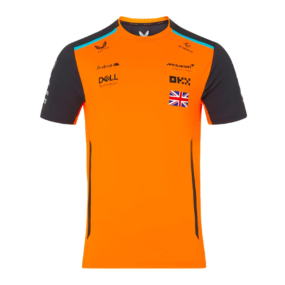 2024 McLaren Lando Norris Replica Set Up T-shirt (Autumn Glory)_1