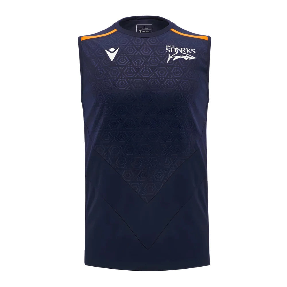 2024-2025 Sale Sharks Sleeveless Training Vest (Navy)_0