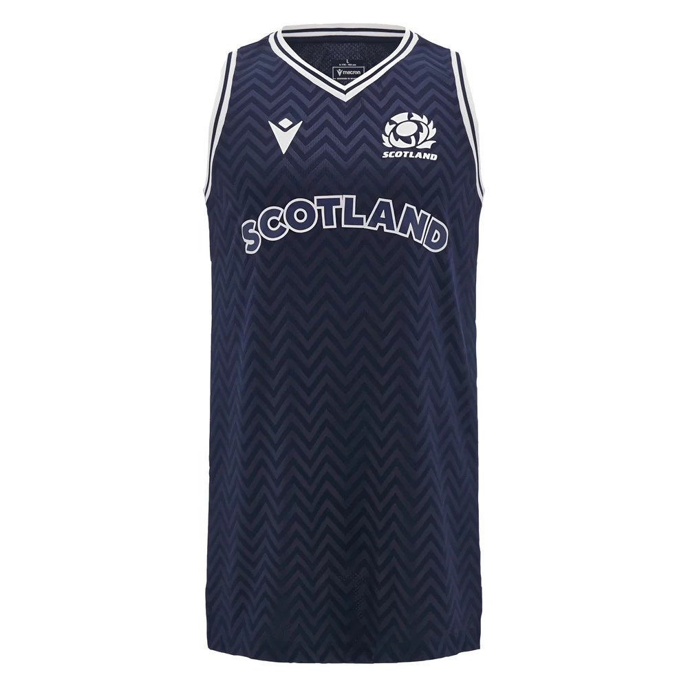 2024-2025 Scotland Rugby Basketball Singlet (Navy)_0
