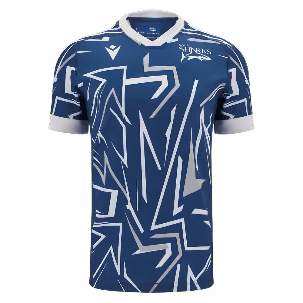 2024-2025 Sale Sharks Training Shirt (Blue)_0