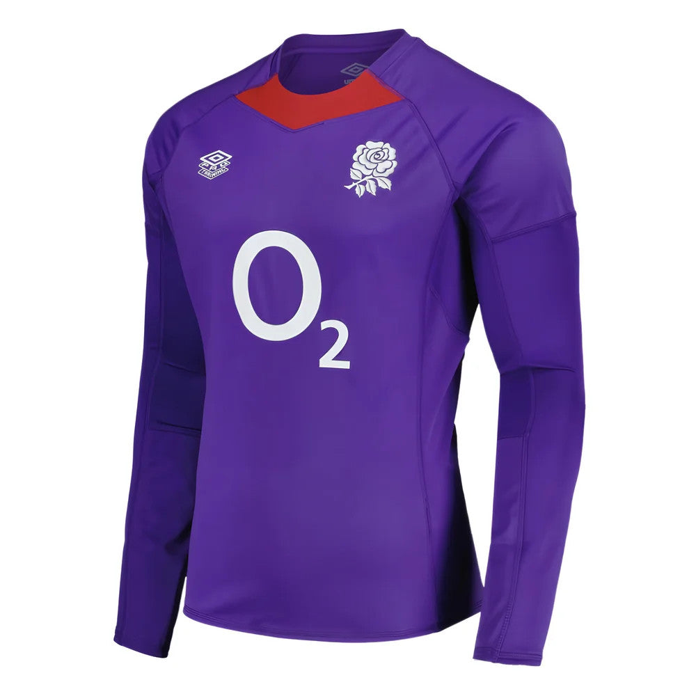 2024-2025 England Rugby Contact Drill Top (Violet)_0