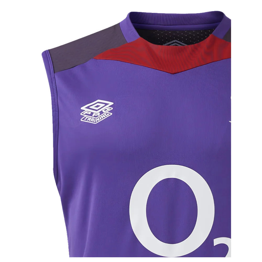 2024-2025 England Rugby Sleeveless Jersey (Violet) - Kids_1