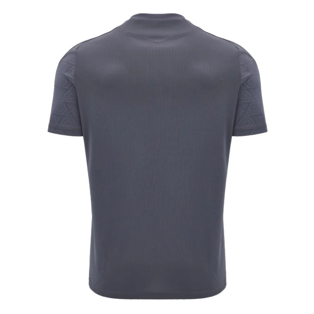 2024-2025 Wales WRU Rugby Training Poly Shirt (Anthracite) - Kids (Halfpenny 15)_1