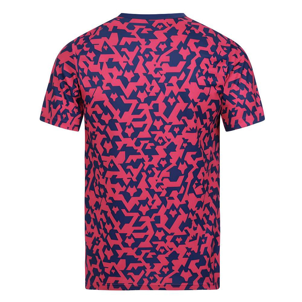 2024-2025 Wolves Pre Match T-Shirt - Blue/Pink_2
