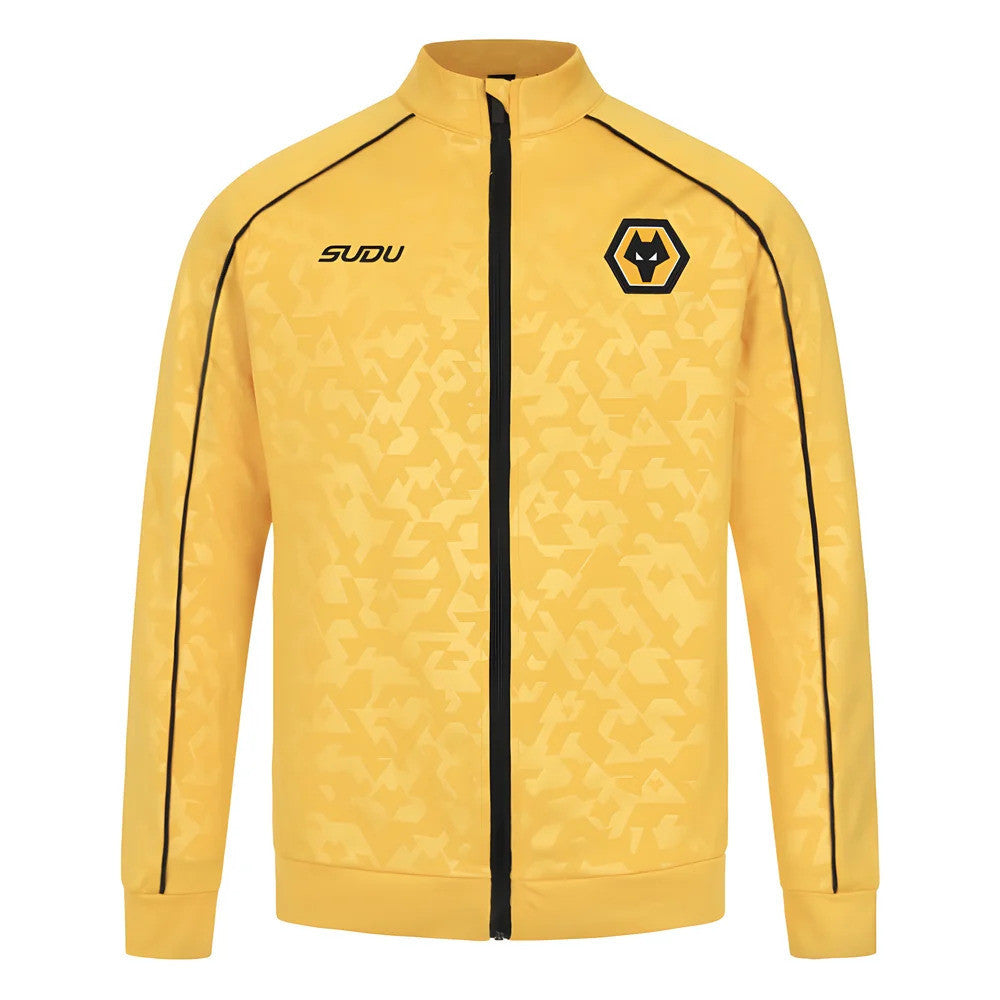 2024-2025 Wolves Pre Match Anthem Jacket - Gold_0