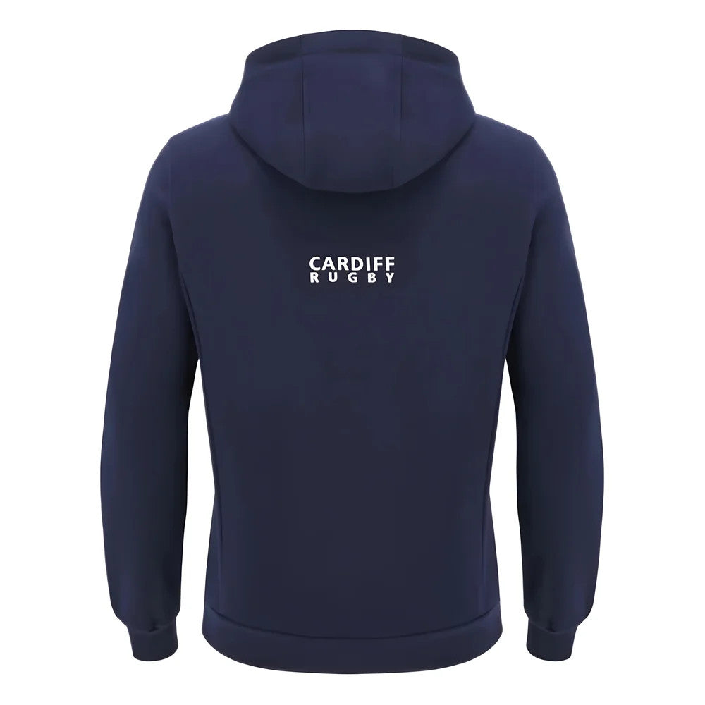 2024-2025 Cardiff Blues Rugby Travel Hoodie (Navy)_1