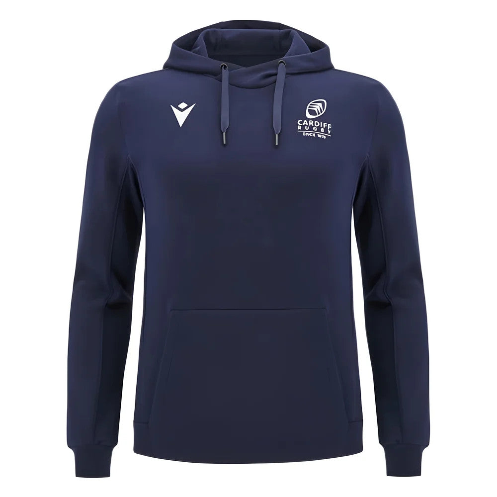 2024-2025 Cardiff Blues Rugby Travel Hoodie (Navy)_0