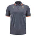 2024-2025 Wales WRU Rugby Travel Polo Shirt (Anthracite) - Kids_0