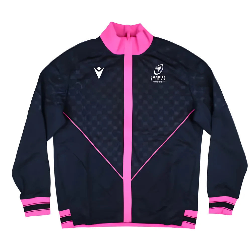 2024-2025 Cardiff Blues Rugby Warmup Anthem Jacket (Navy)_0