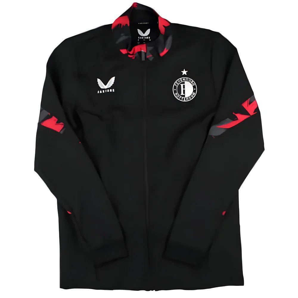 2024-2025 Feyenoord Matchday Anthem Jacket (Black)_0
