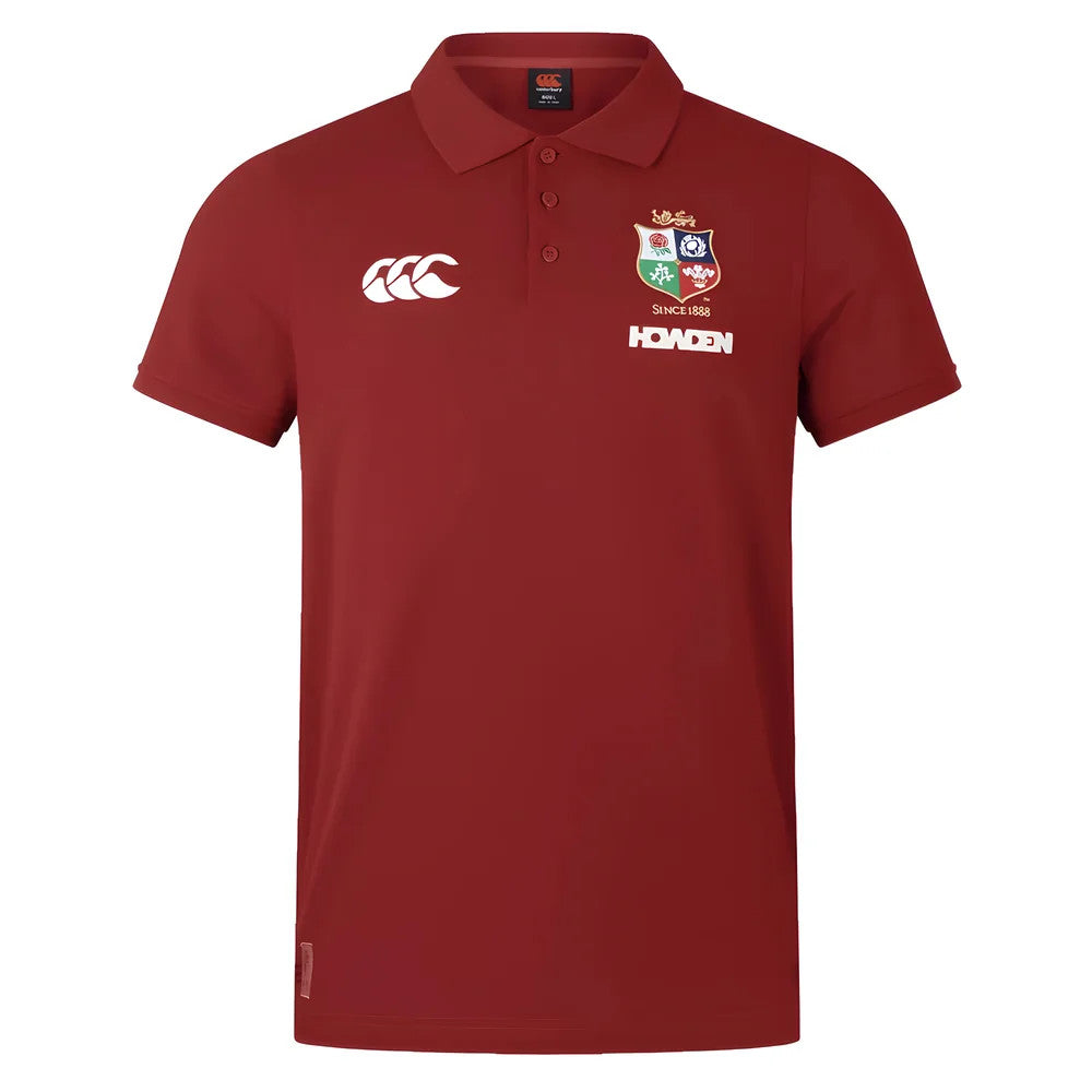 2024-2025 British & Irish Lions Pique Polo Shirt (Red)_0