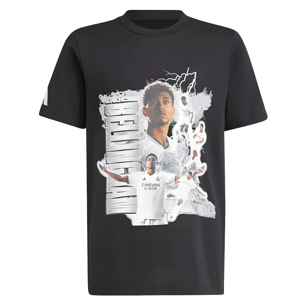 Adidas Jude Bellingham Tour Shirt (Black) - Kids_0