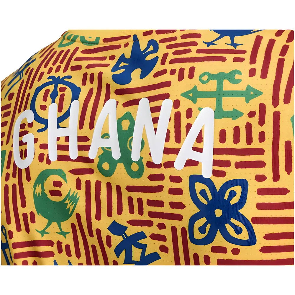 2024-2025 Ghana Pre-Match SS Jersey (Yellow) (Yeboah 21)_5