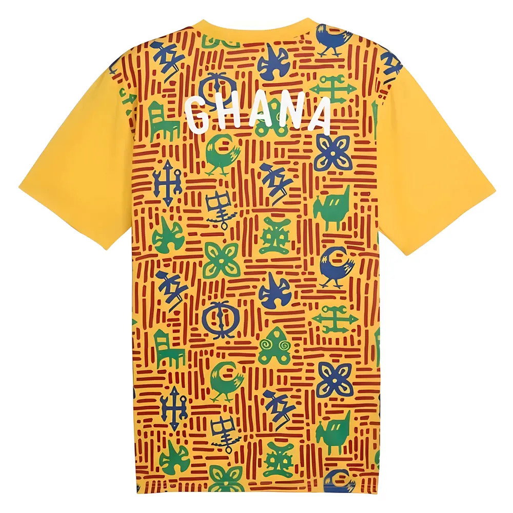 2024-2025 Ghana Pre-Match SS Jersey (Yellow) (Yeboah 21)_1
