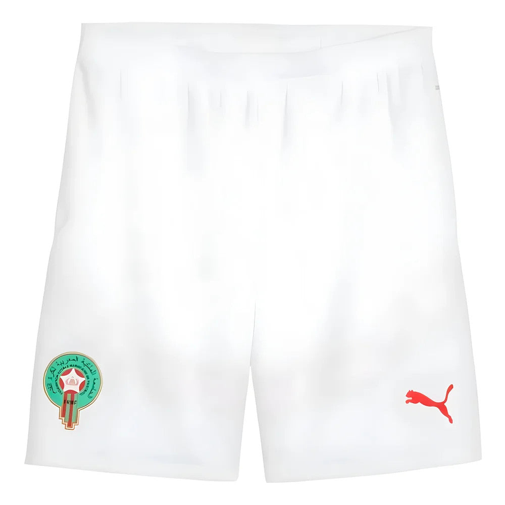 2024-2025 Morocco Home Shorts (White)_0