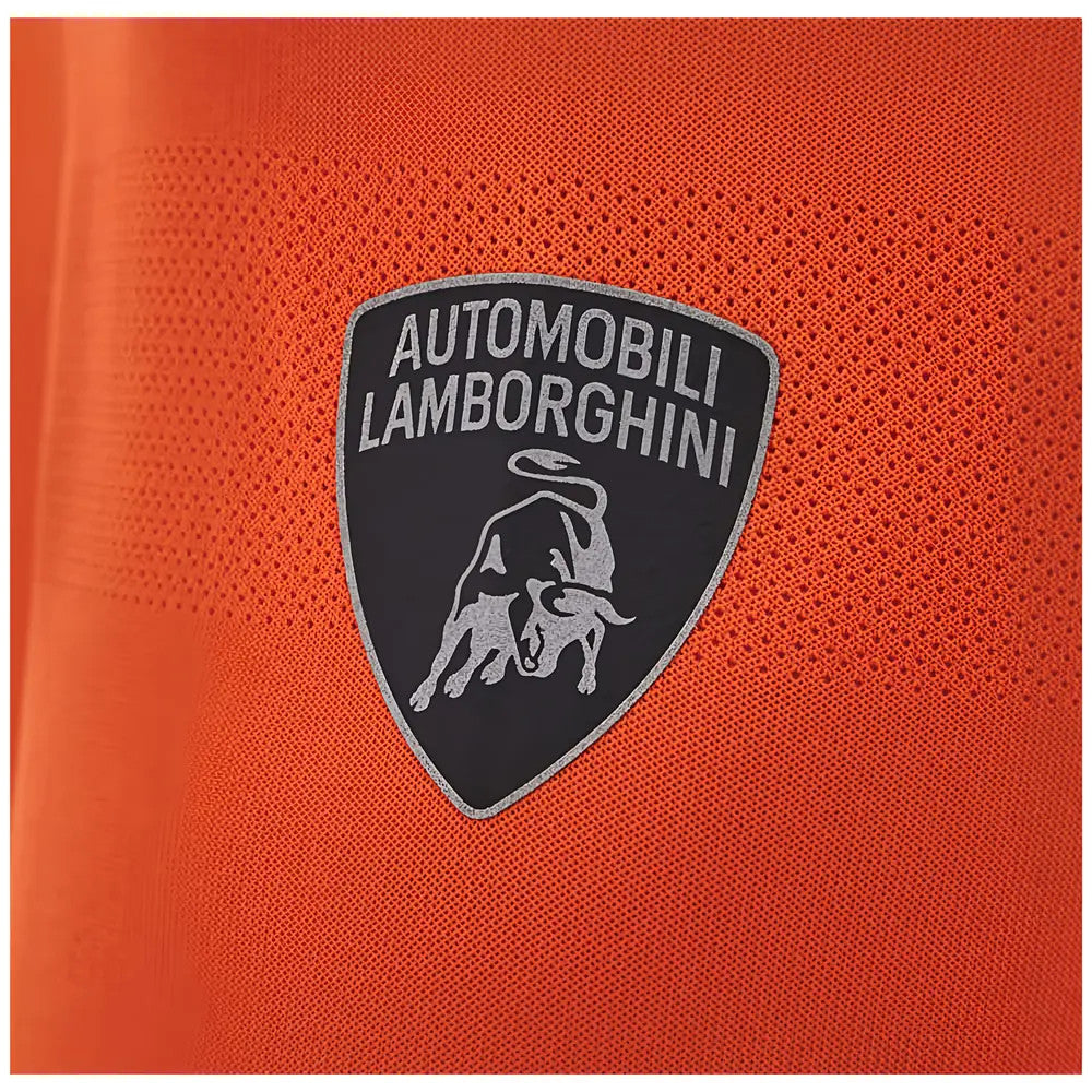 2025 Lamborghini Poly-Jacquard Stretch T-Shirt (Orange)_1