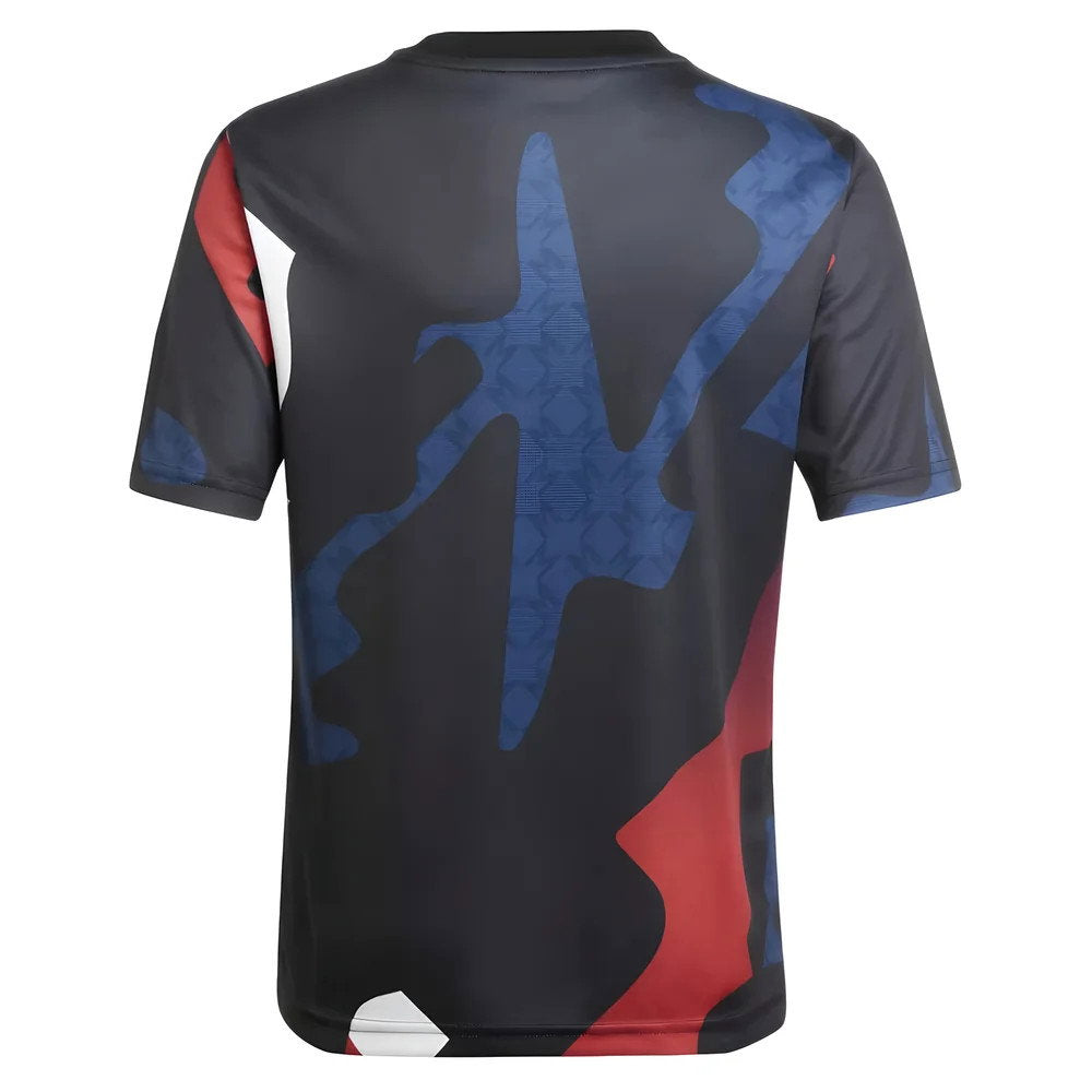 2024-2025 Man Utd Pre-Match Jersey (Black) - Kids (Zirkzee 11)_1