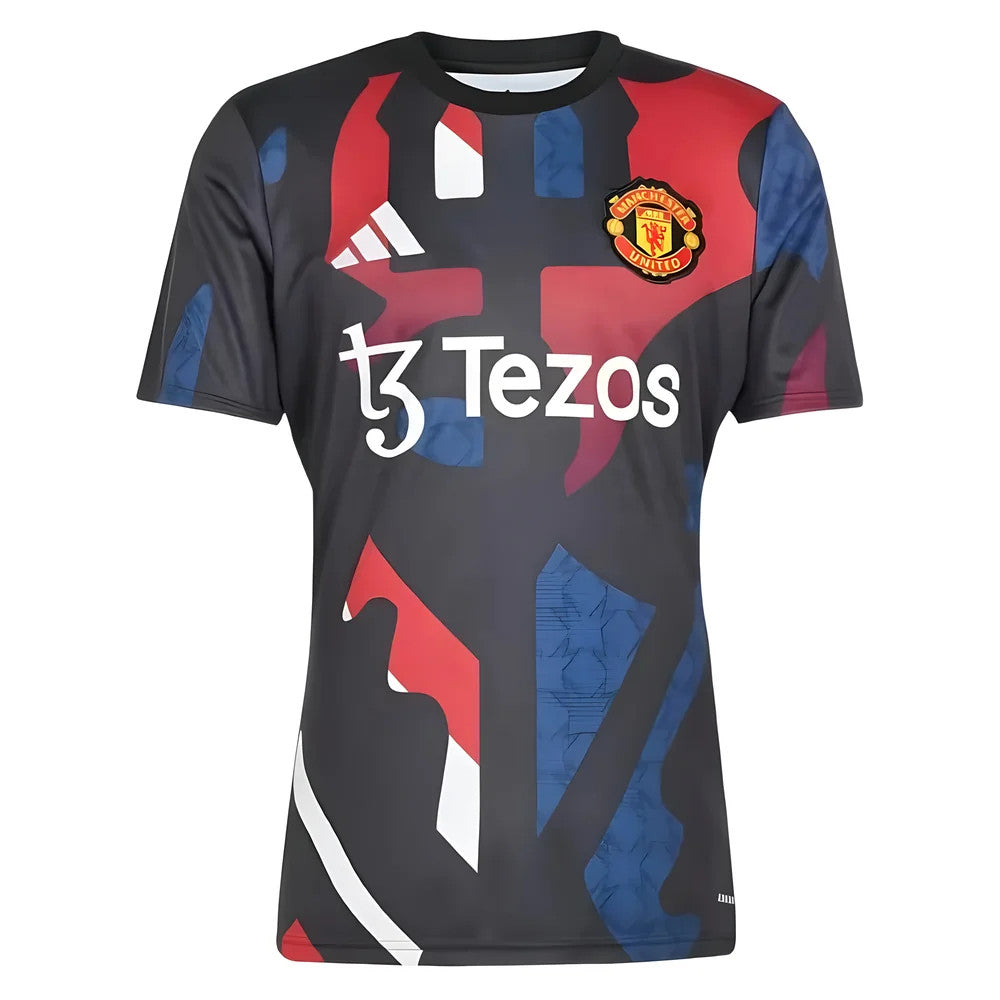 2024-2025 Man Utd Pre-Match Jersey (Black)_0
