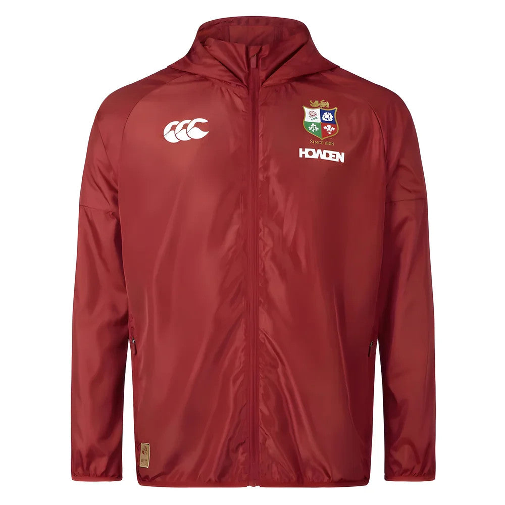 2025 British & Irish Lions Lightweight Rain Jacket (Red)_0