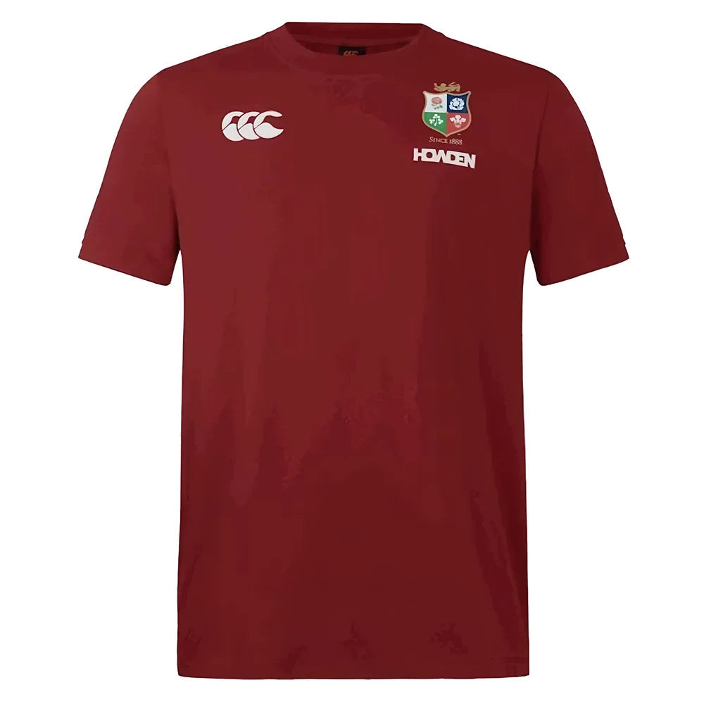 2025 British & Irish Lions Cotton Jersey T-Shirt - Red_0