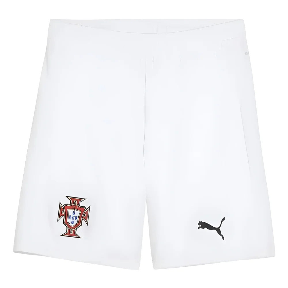 2025-2026 Portugal Away Shorts (White) - Kids_0