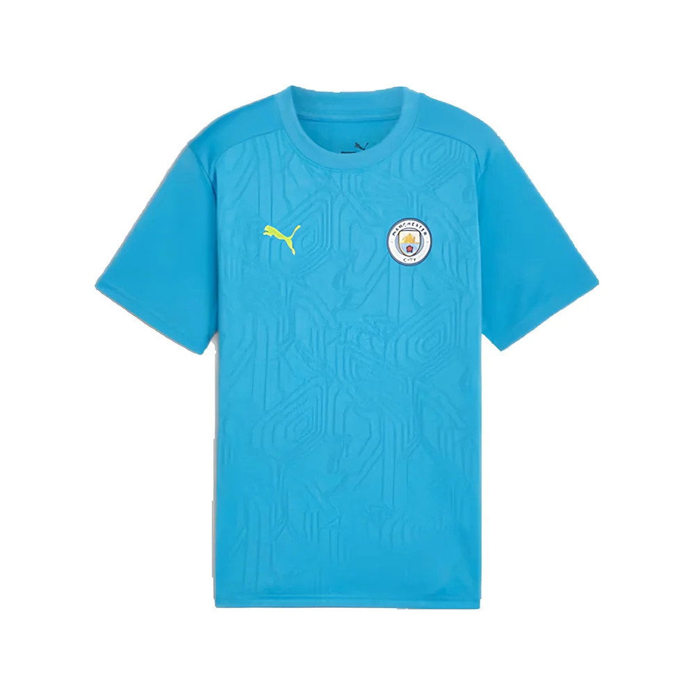 2024-2025 Man City Training Shirt (Magic Blue) - Kids (Kun Aguero 10)_3