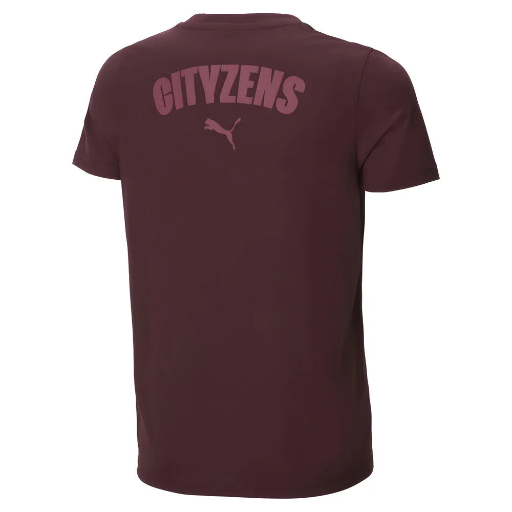 2024-2025 Man City Casuals Tee (Dark Jasper)_1