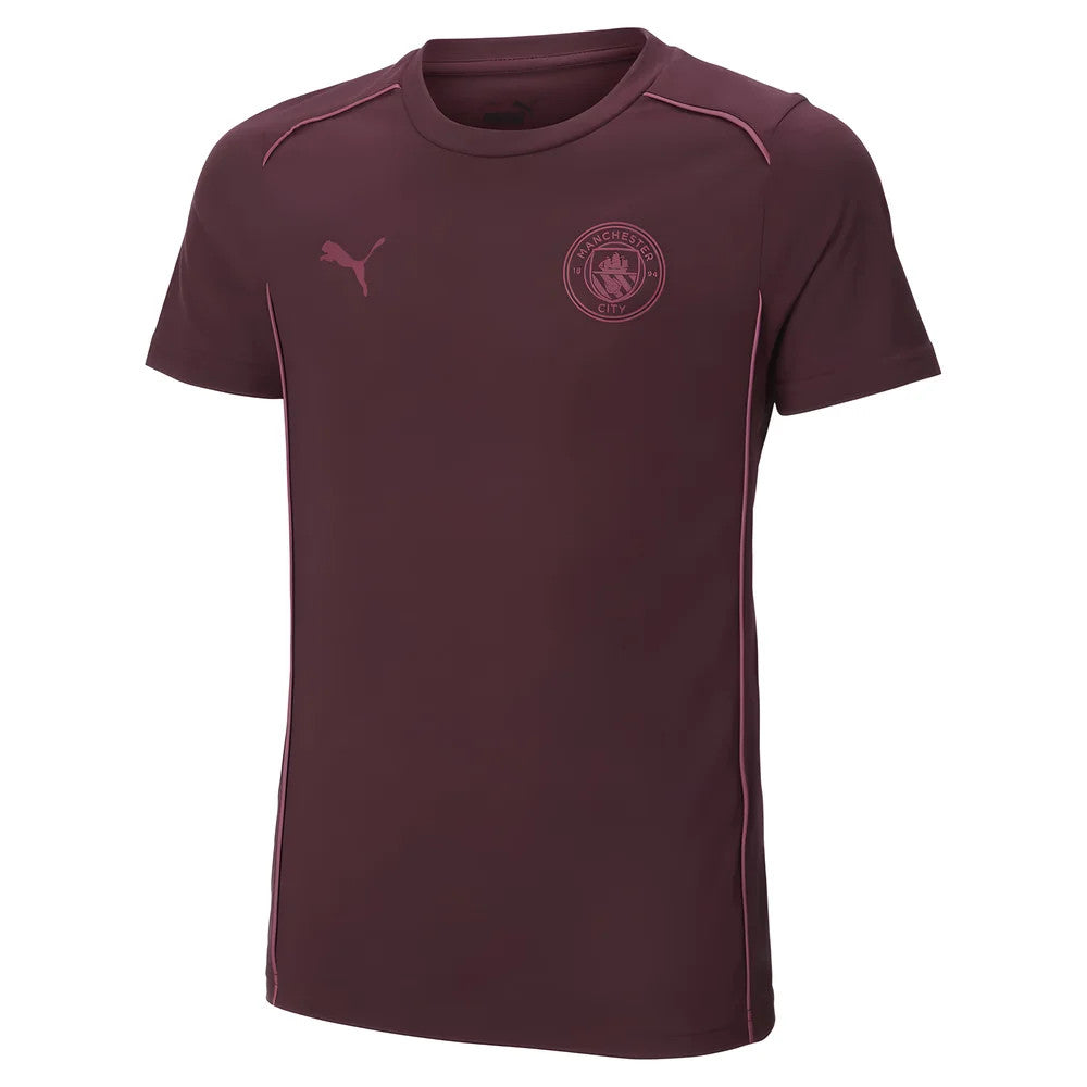 2024-2025 Man City Casuals Tee (Dark Jasper)_0