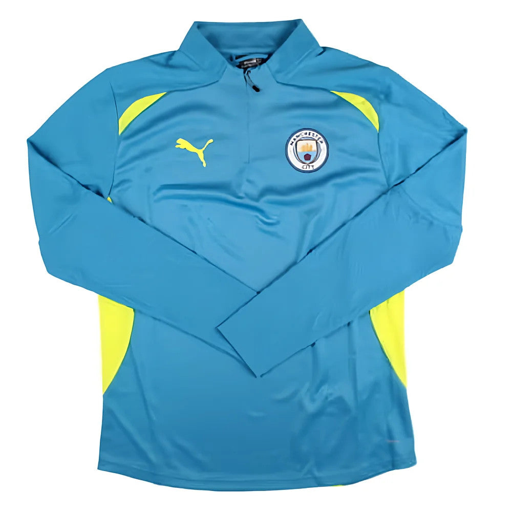 2024-2025 Man City Training 1/4 Zip Top Pro (Magic Blue)_0