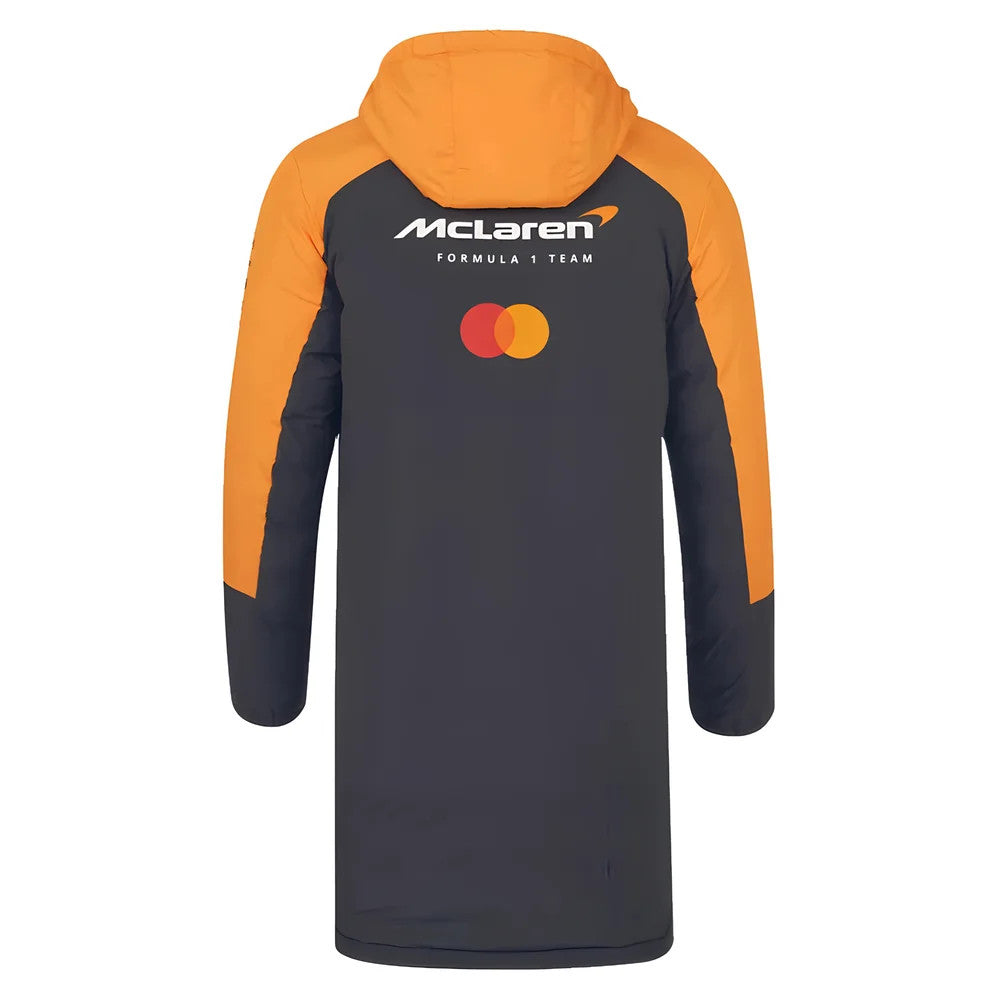 2025 McLaren F1 Team Longline Padded Jacket - Phantom_2