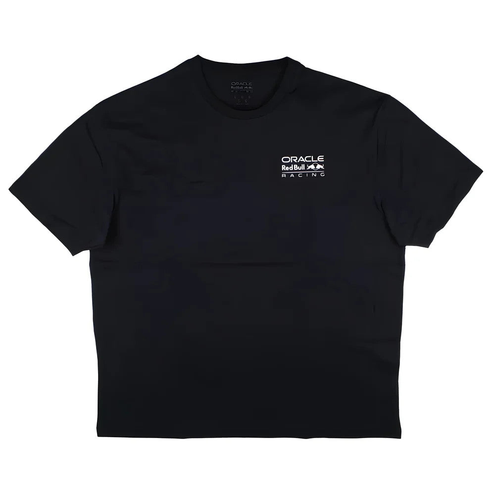 2025 Red Bull Racing Verstappen Oversized Crest T-Shirt (Night Sky)_0