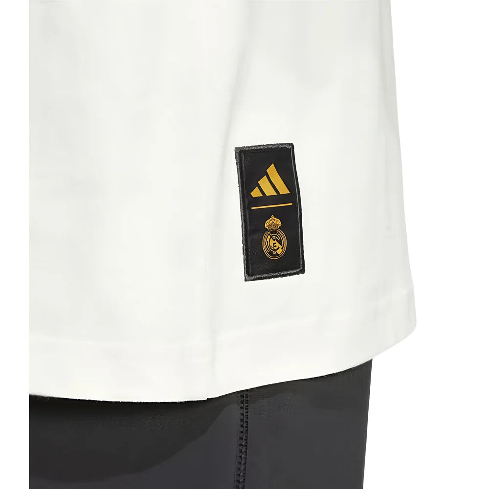 2024-2025 Real Madrid UCL Heavy Cotton Tee (Off White)_1