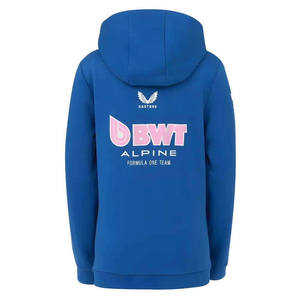 2025 Alpine F1 Pullover Hoodie (Blue) - Kids_2