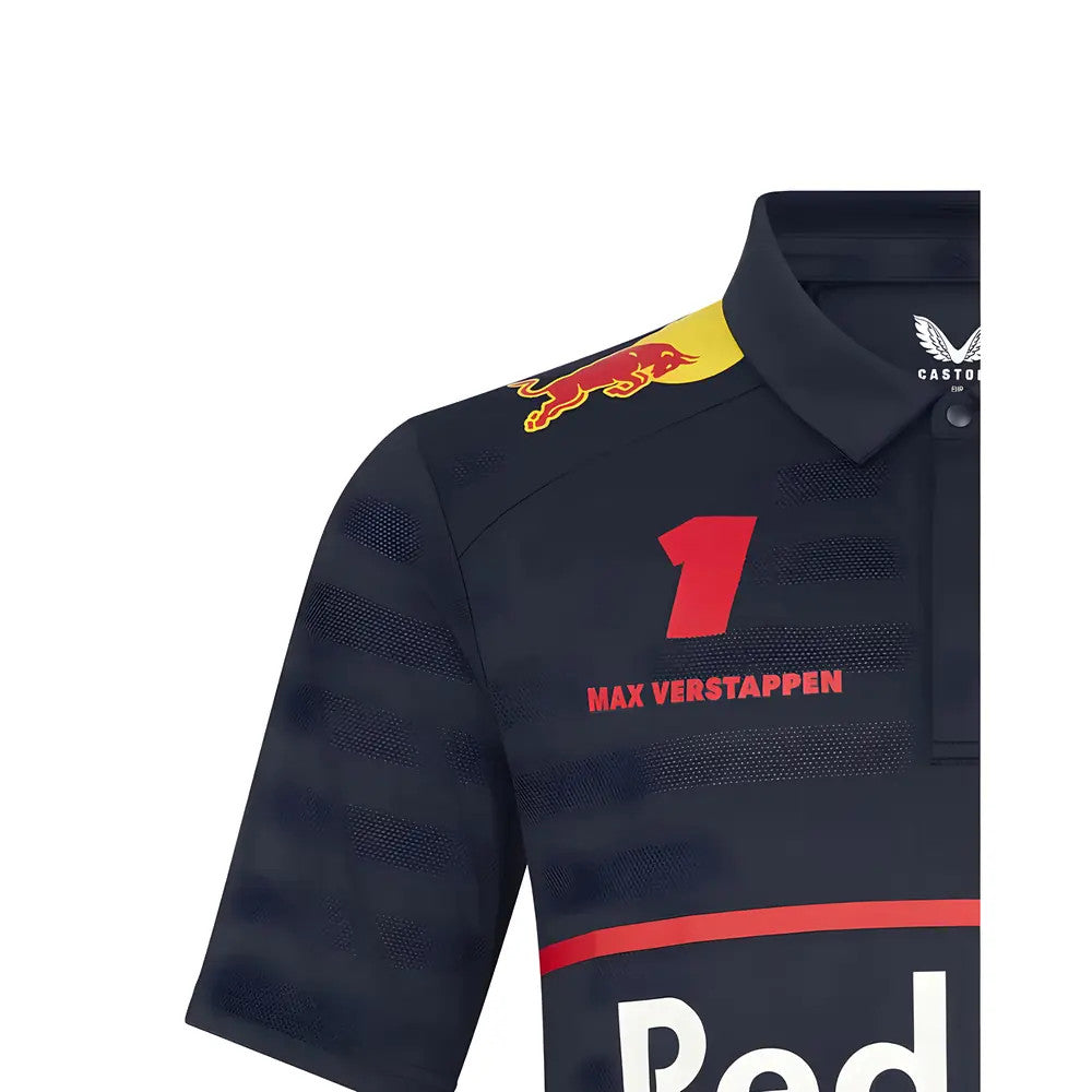 2025 Red Bull Racing Max Verstappen Polo Shirt (Navy)_1