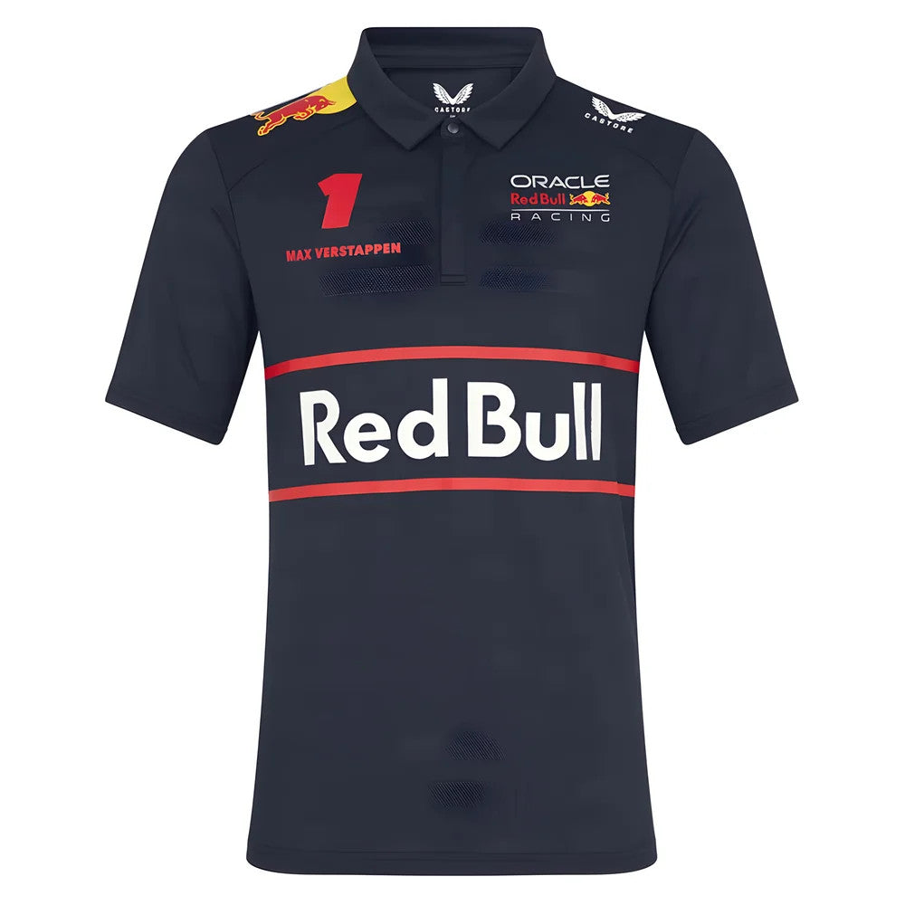 2025 Red Bull Racing Max Verstappen Polo Shirt (Navy)_0