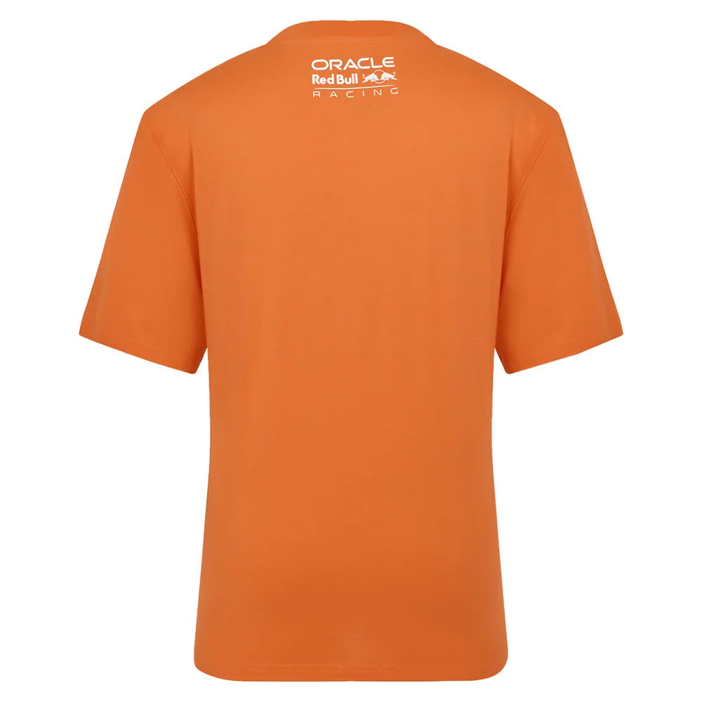 2025 Red Bull Racing Max Verstappen Puzzle T-Shirt (Orange) - Kids_2