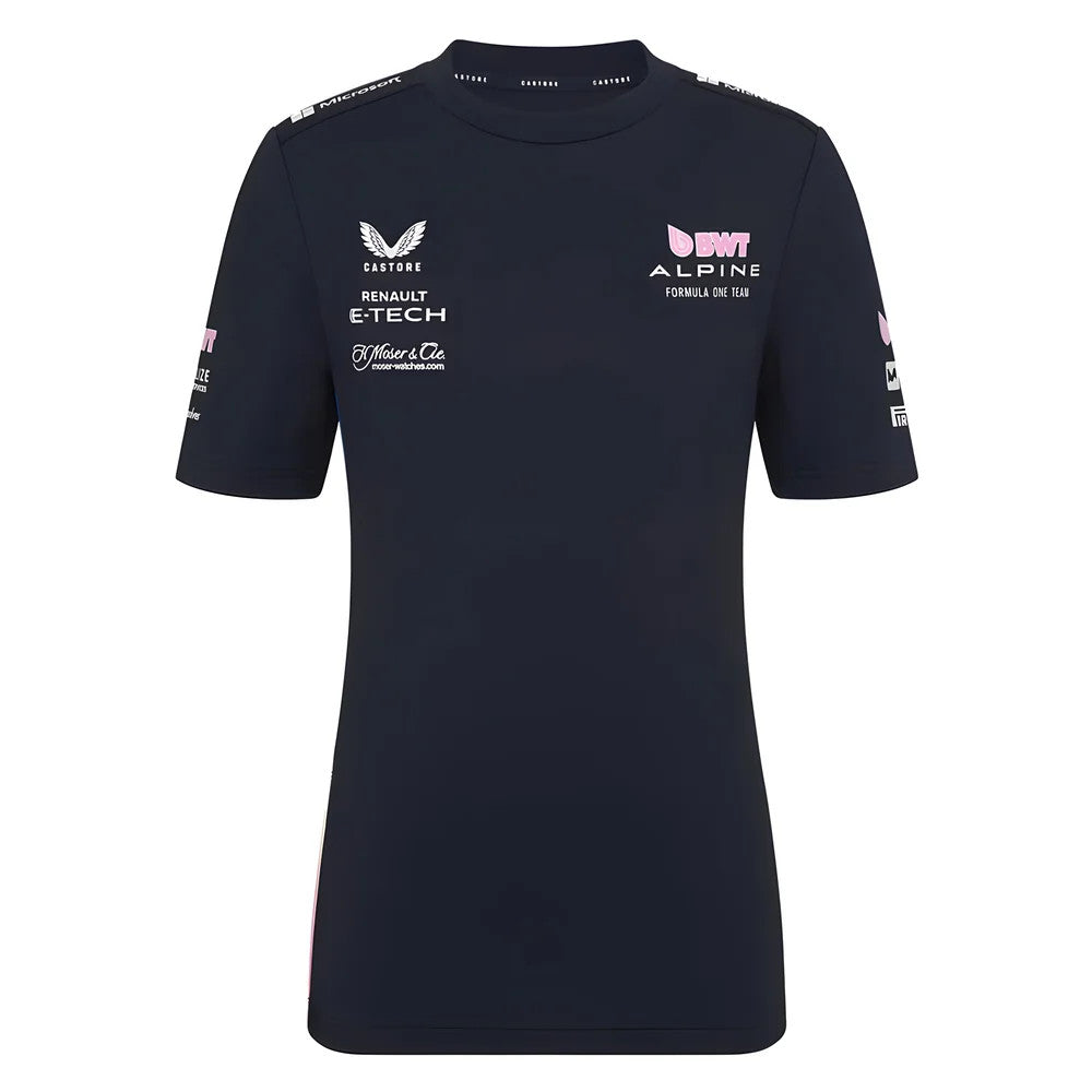 2025 Alpine F1 Set Up T-shirt - Dark Sapphire (Kids)_0