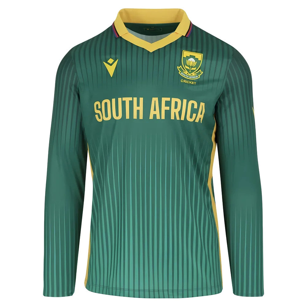 2025-2026 CSA Proteas Match Day ODI Long Sleeve Cricket Shirt_0