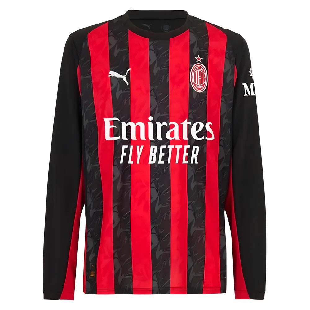 2025-2026 AC Milan Long Sleeve Home Shirt_0
