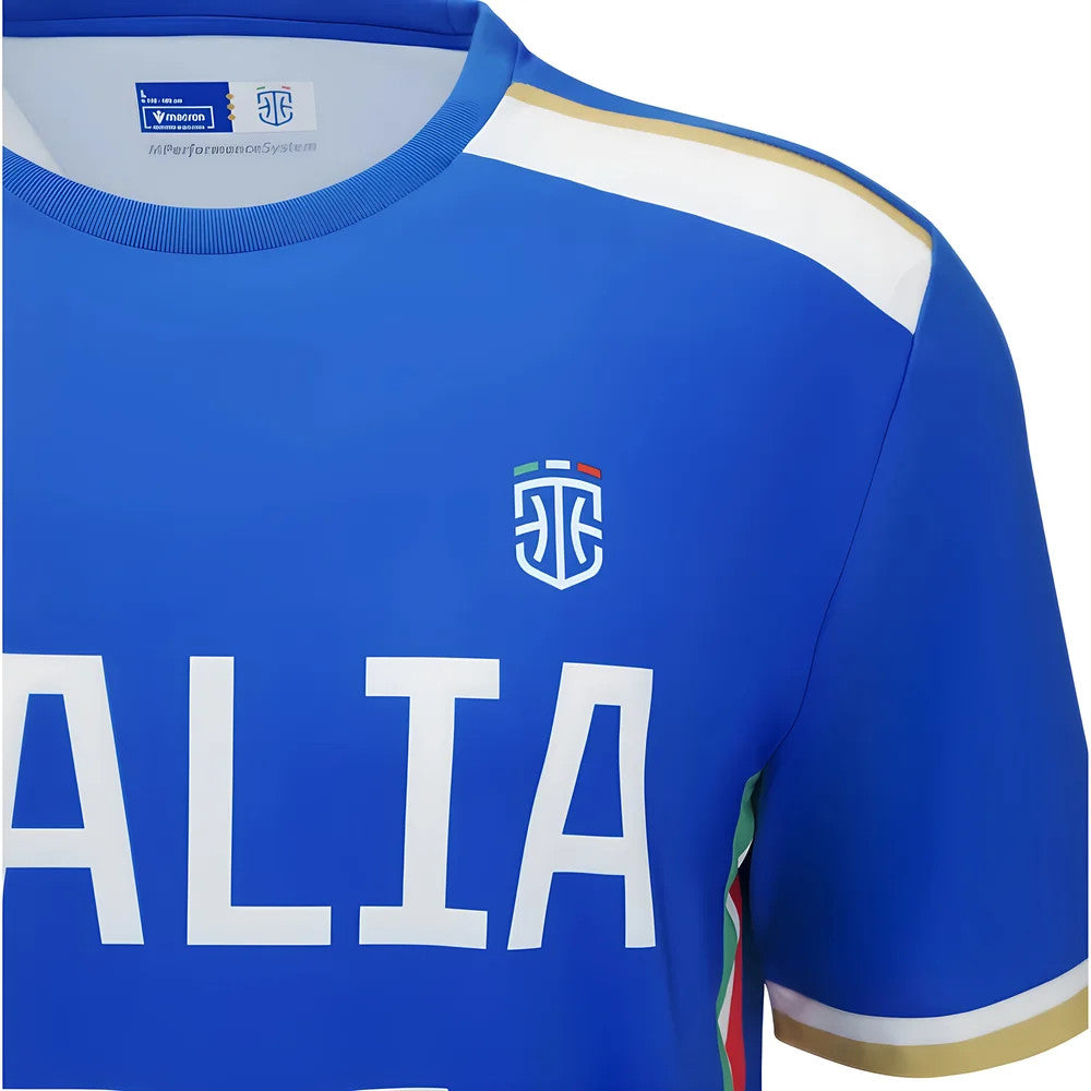 2025-2026 Italy FIP Basketball Training Shirt (Blue)_1