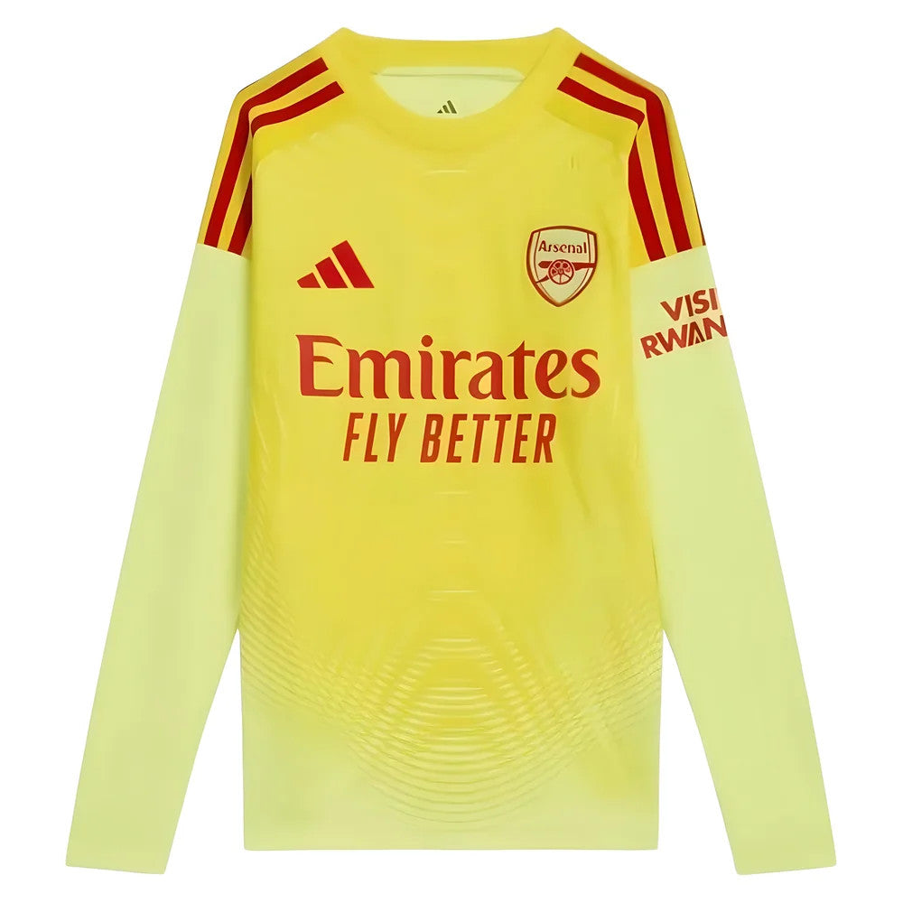 2025-2026 Arsenal Home Goalkeeper Shirt (Yellow) - Kids_0