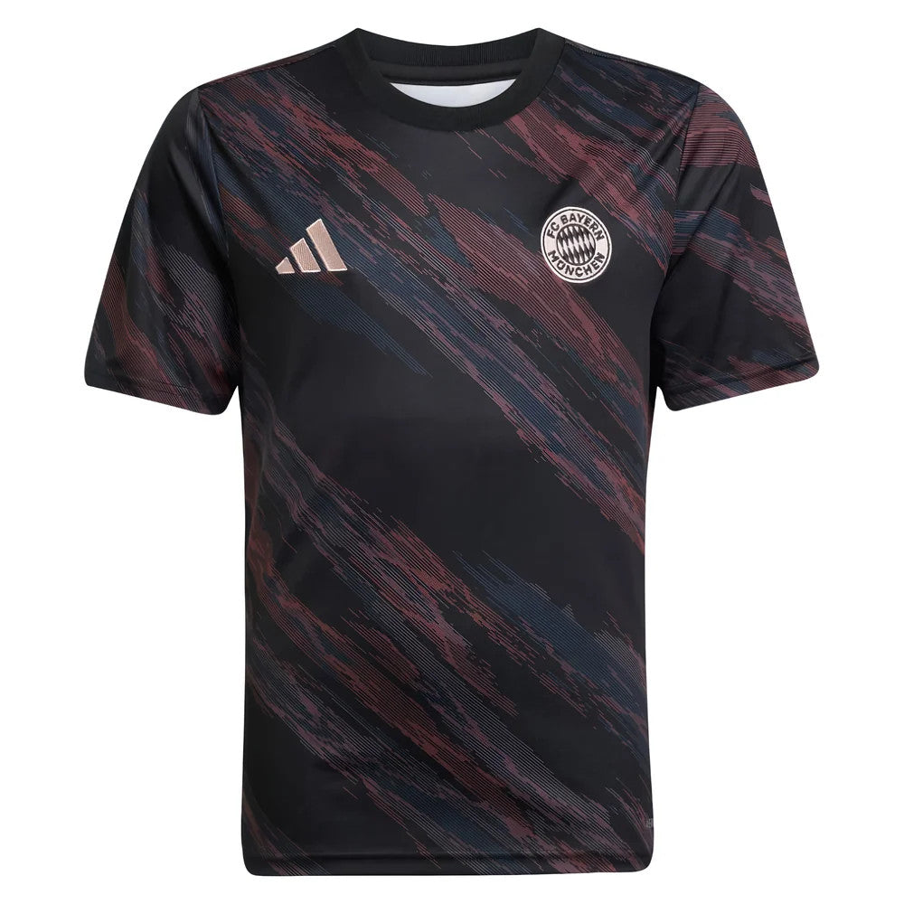 2025-2026 Bayern Munich Pre-Match Shirt (Black) - Kids_0