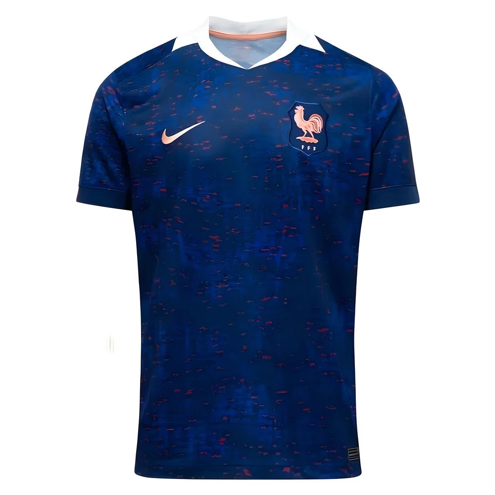 2025 France Womens Team Home Shirt (Kids) (Karchaoui 7)_2