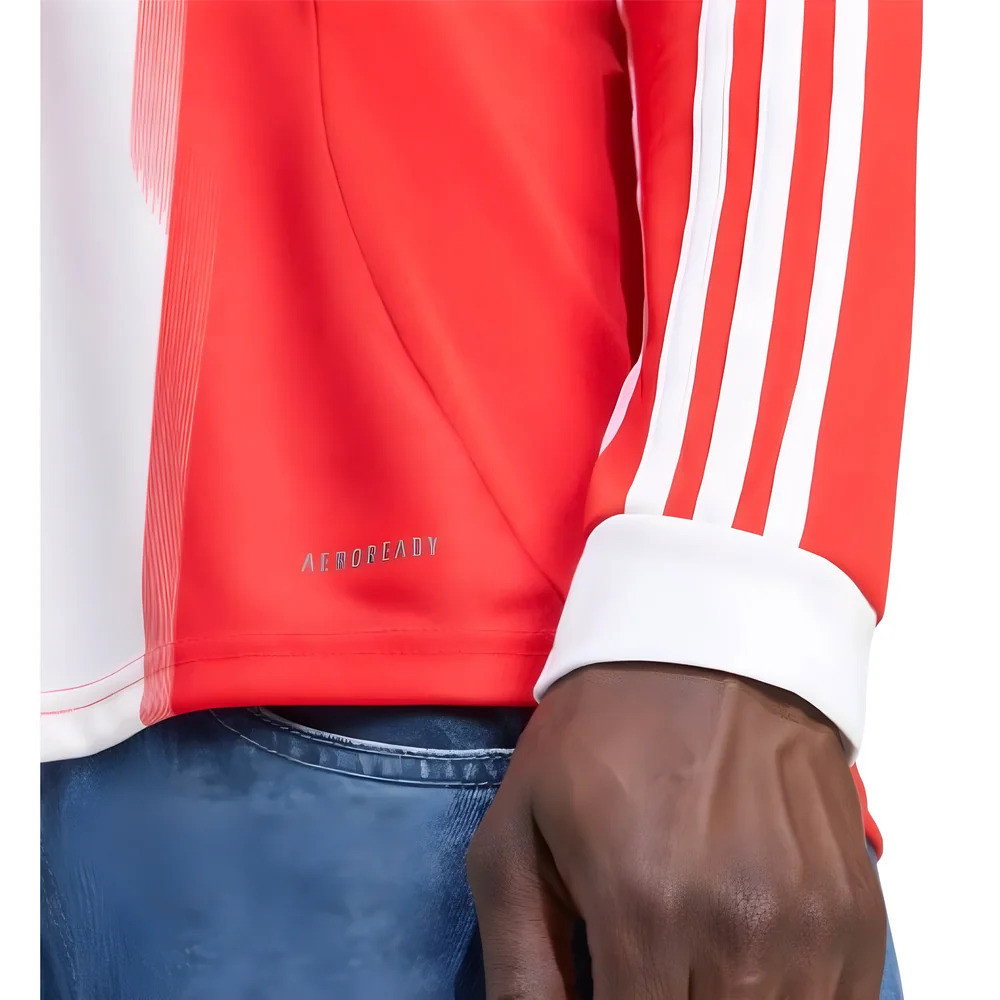 2025-2026 Bayern Munich Long Sleeve Home Shirt (Laimer 24)_5