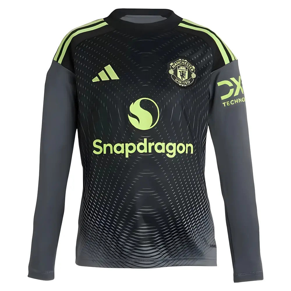 2025-2026 Man Utd Home Goalkeeper Shirt (Grey) - Kids_0