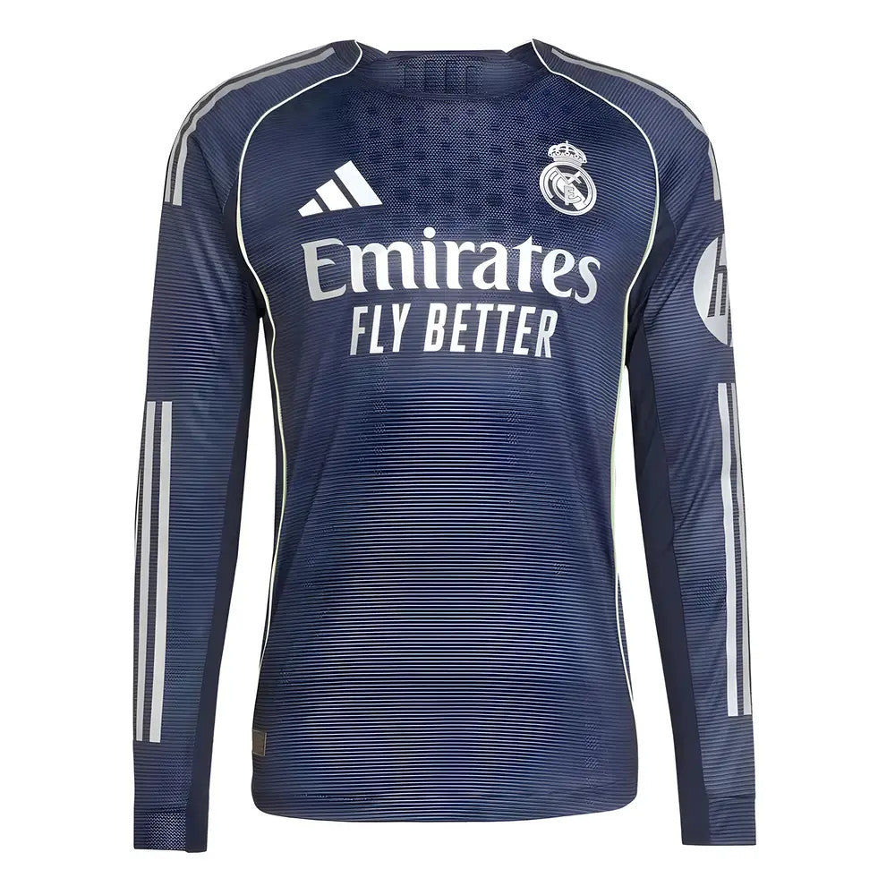 2025-2026 Real Madrid Long Sleeve Away Shirt_0