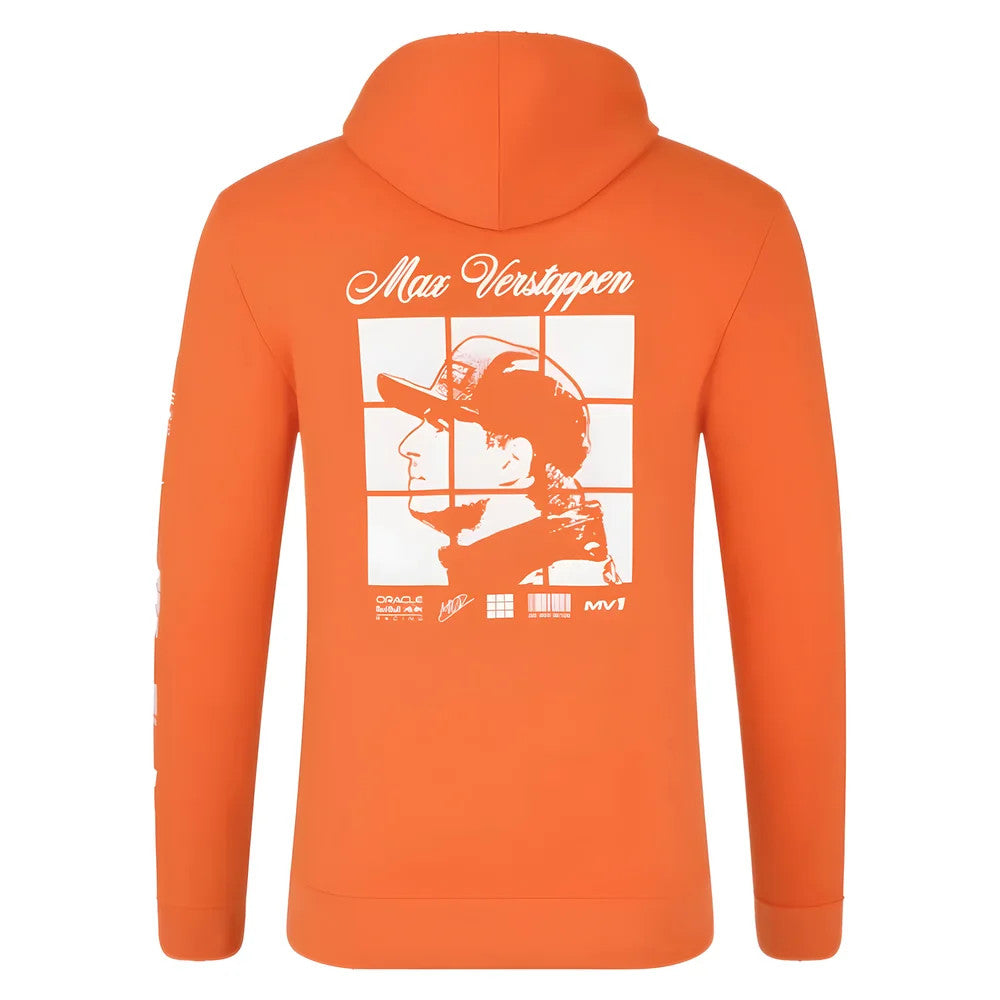 2025 Red Bull Racing MV Puzzle OH Hoodie (Exotic Orange) - Kids_0