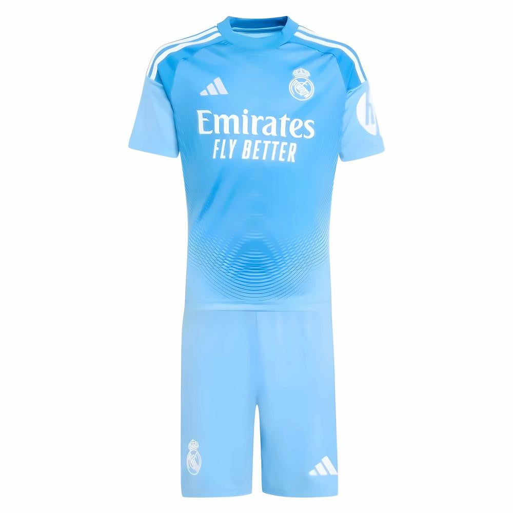 2025-2026 Real Madrid Home Youth Goalkeeper Kit_0